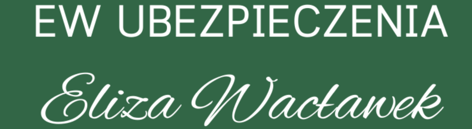 EW Ubezpieczenia Eliza Wacławek Logo